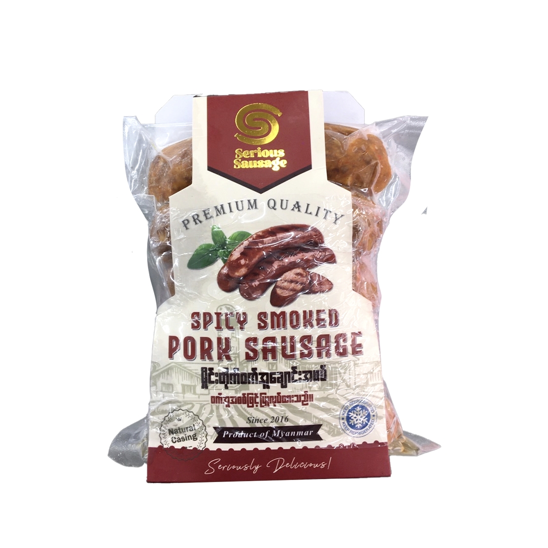 Makroclick SS SPICY SMOKED PORK SAUSAGE 350G