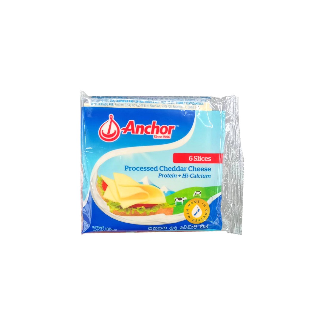 Makroclick | ANCHOR CHEDDAR SLICED HI-CAL 100G